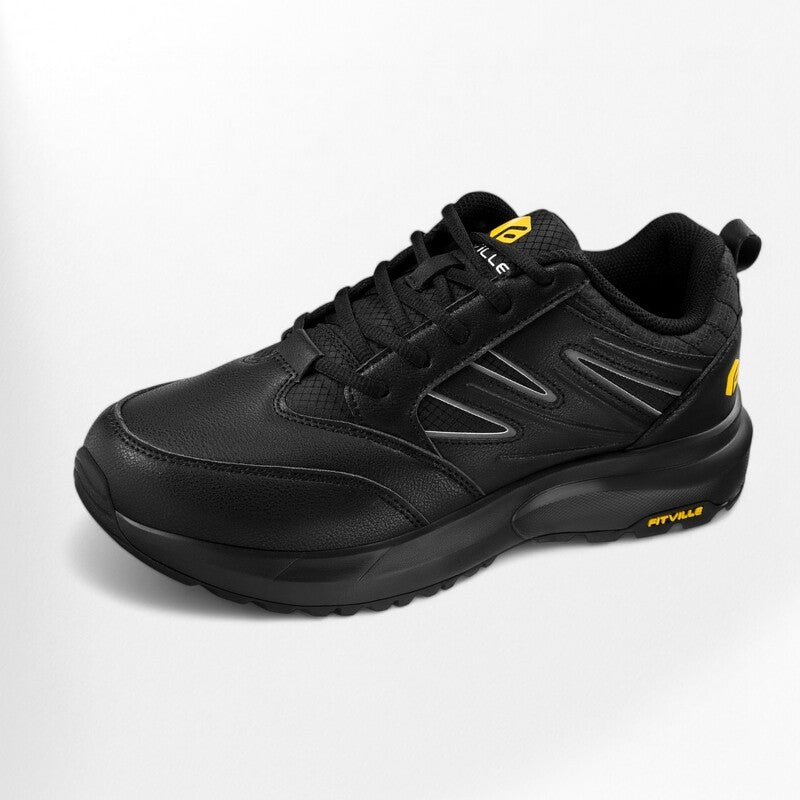 Chaussures de randonnée grande largeur pour homme Podoways 38 Black