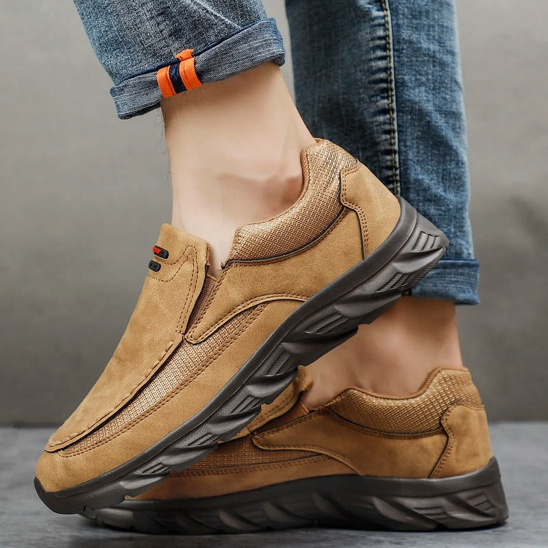 Mocassin orthopédique confortable pour homme de ville Podoways