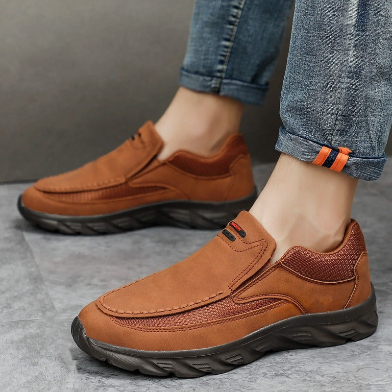 Mocassin orthopédique confortable pour homme de ville Podoways