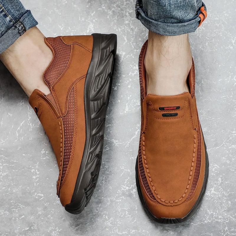 Mocassin orthopédique confortable pour homme de ville Podoways