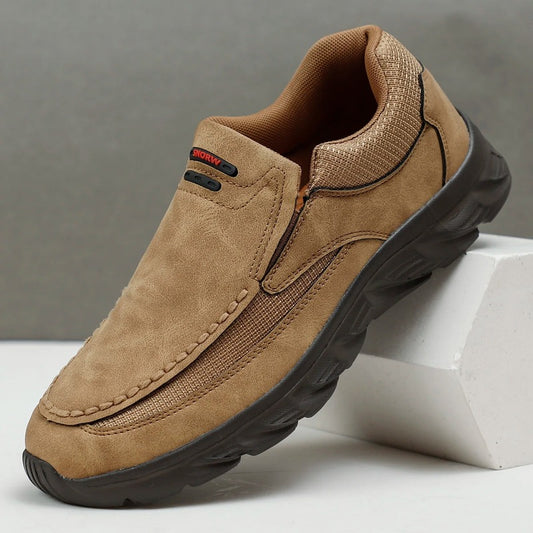 Mocassin orthopédique confortable pour homme de ville Podoways 39 Chocolate