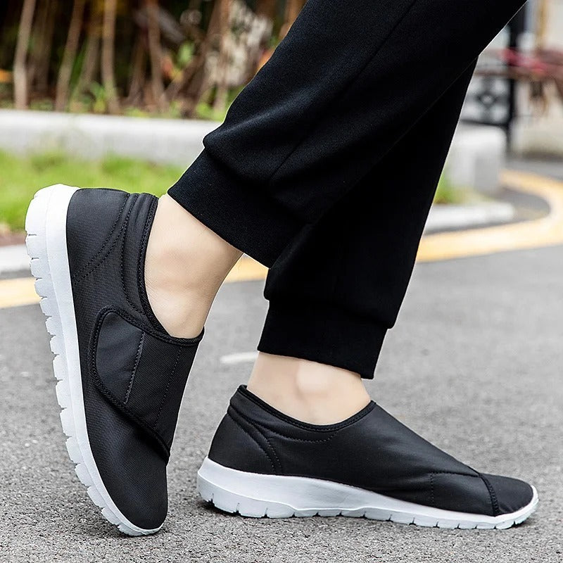 Chaussures pour homme diabétique avec ouverture facile Podoways