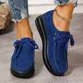 Charger l'image dans la visionneuse de la galerie, Chaussure orthopédique femme en cuir doux Podoways 36 RoyalBlue