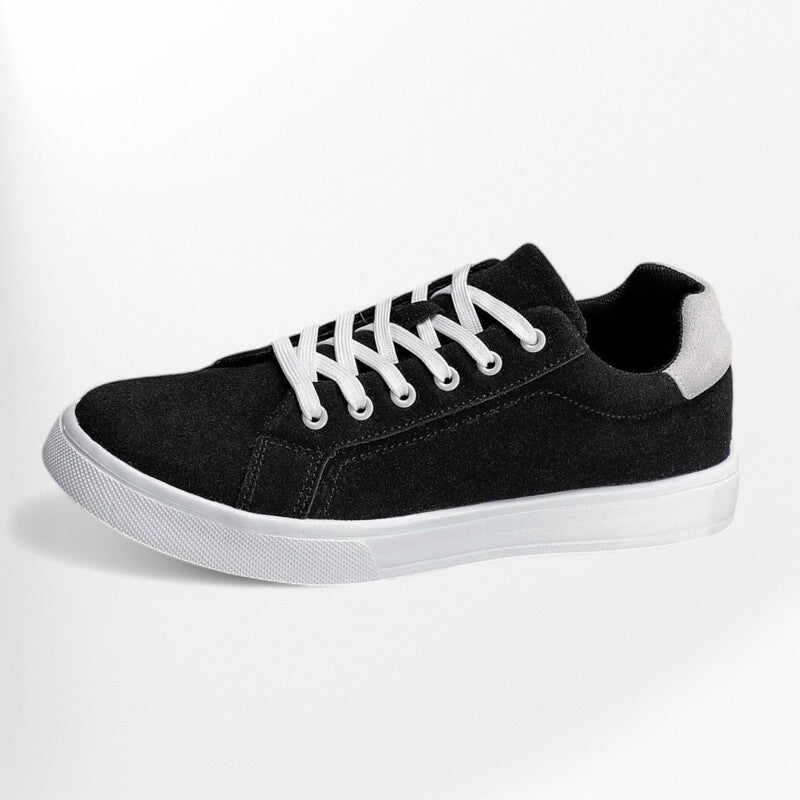 Chaussures plates larges et confortables pour homme Podoways 39 Black