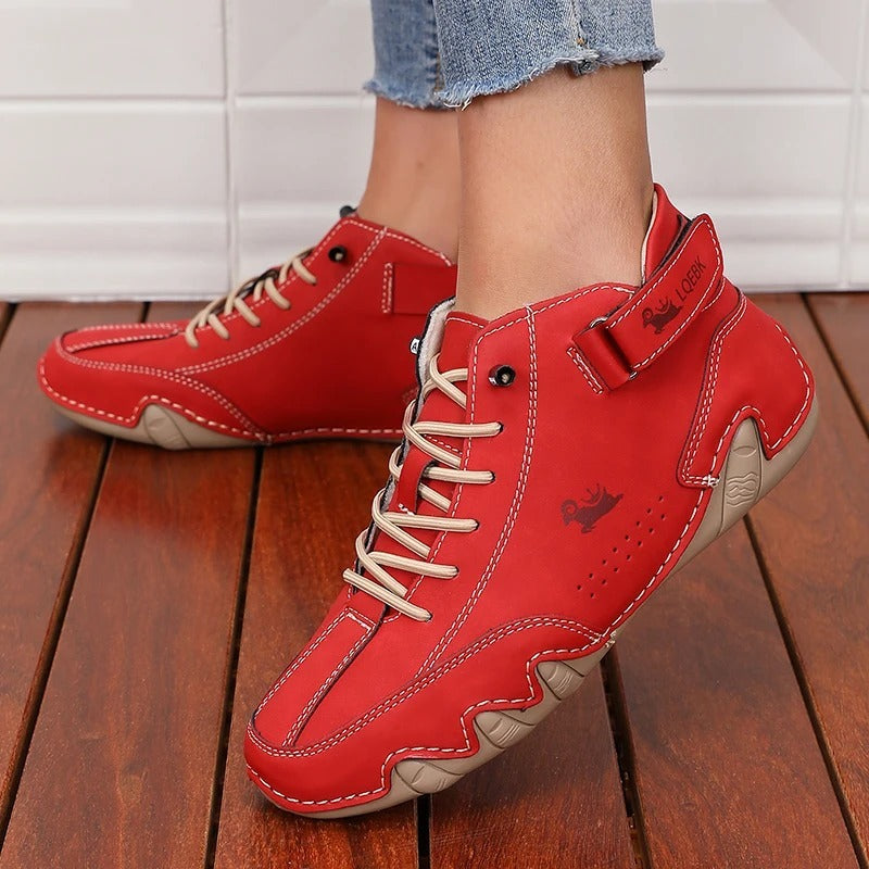 Mocassins larges et légers pour femmes Podoways 36 Red