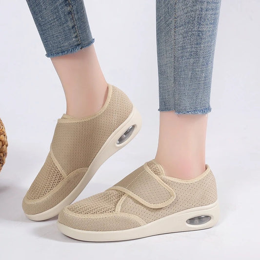 Chaussures personne âgée femme Podoways 35 Wheat