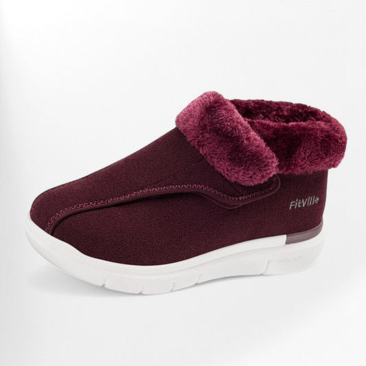 Chaussures pantoufles pour hallux valgus Podoways 35 DarkRed