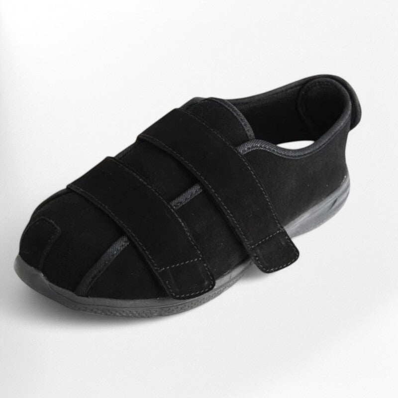 Chaussures orthopédiques à scratch pour la maison Podoways 35 Black