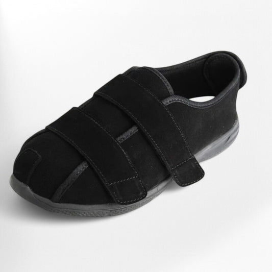 Chaussures orthopédiques à scratch pour la maison Podoways 35 Black