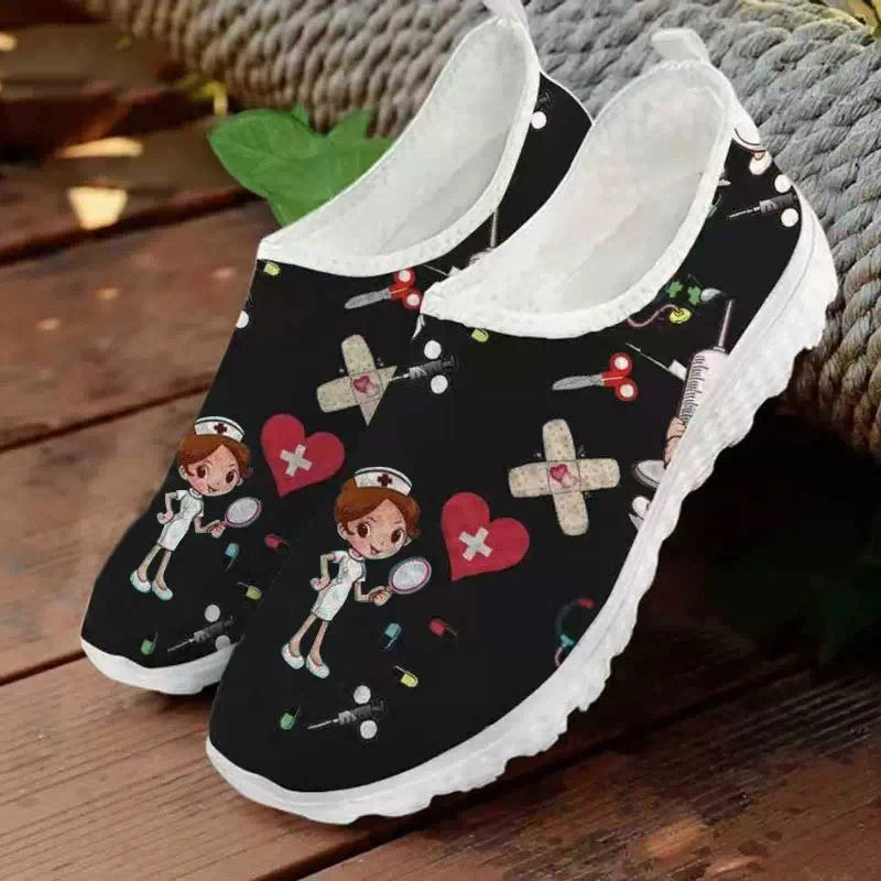 Chaussures confortables Respirantes à motifs  Podoways 36 Black