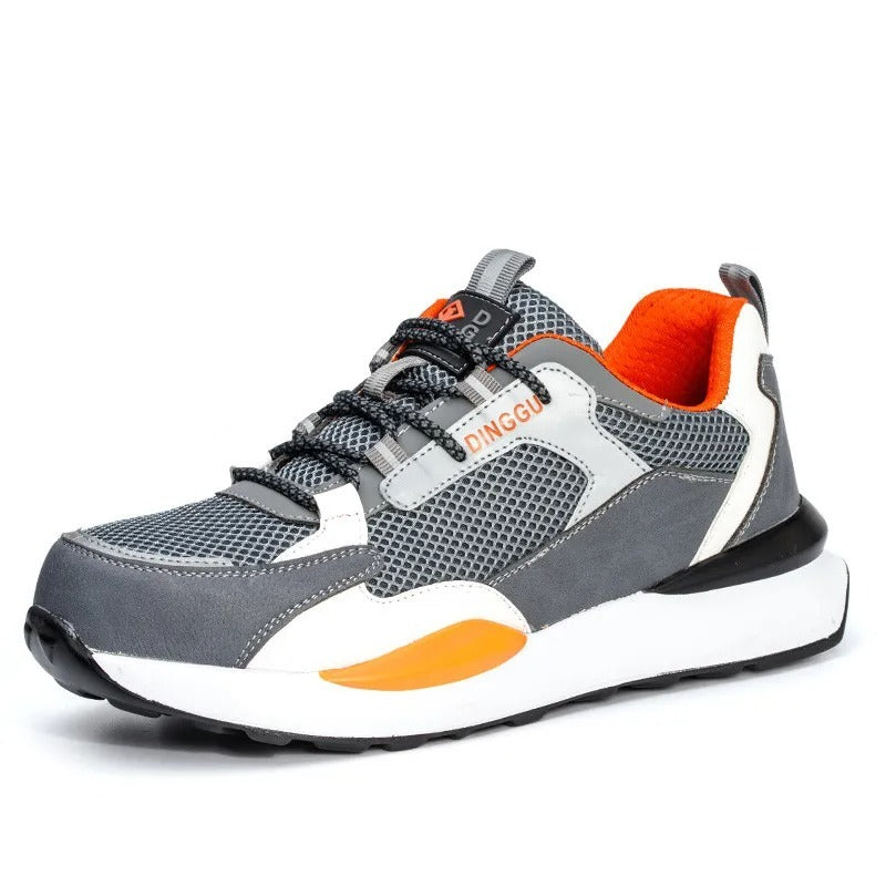 Sneakers de sécurité confortables Podoways 38 Silver