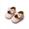 Charger l'image dans la visionneuse de la galerie, Chaussures pour bébés filles nœud papillon Podoways 6 à 9mois Pink