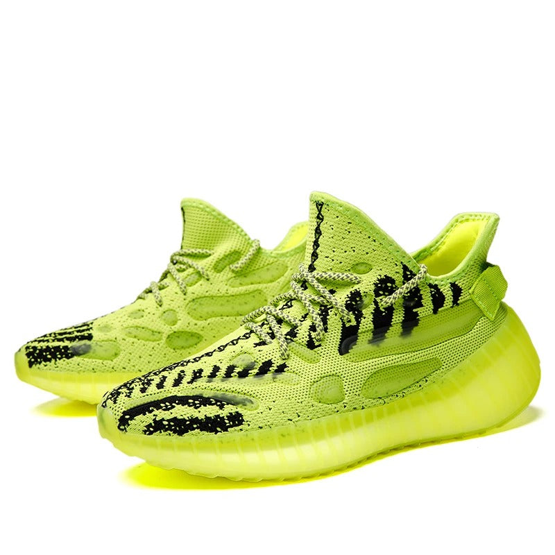 Baskets légères pour diabétiques Chaussures Orthopédiques Podoways 36 GreenYellow