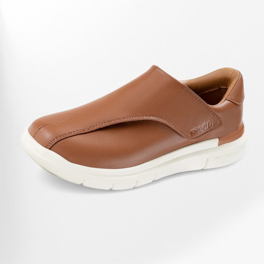 Chaussures à scratch faciles à enfiler pour personne âgée Podoways 43 Chocolate