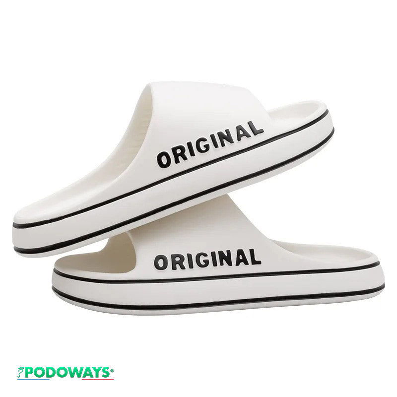 Claquettes orthopédiques d'été Hommes Chaussures Orthopédiques PODOWAYS 36 Blanc