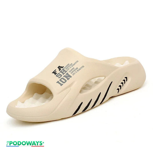 Claquette orthopédique homme à mémoire de forme Chaussures Orthopédiques PODOWAYS 38 Wheat