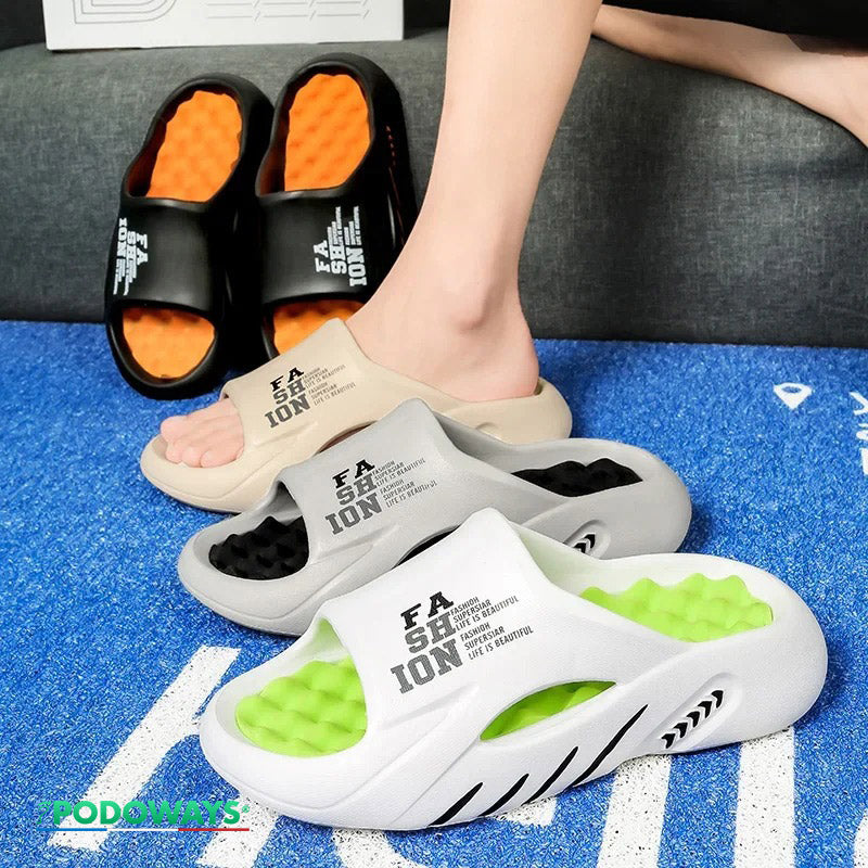 Claquette orthopédique homme à mémoire de forme Chaussures Orthopédiques PODOWAYS
