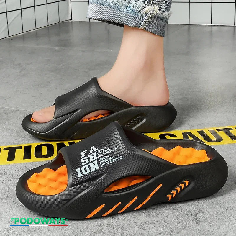 Claquette orthopédique homme à mémoire de forme Chaussures Orthopédiques PODOWAYS