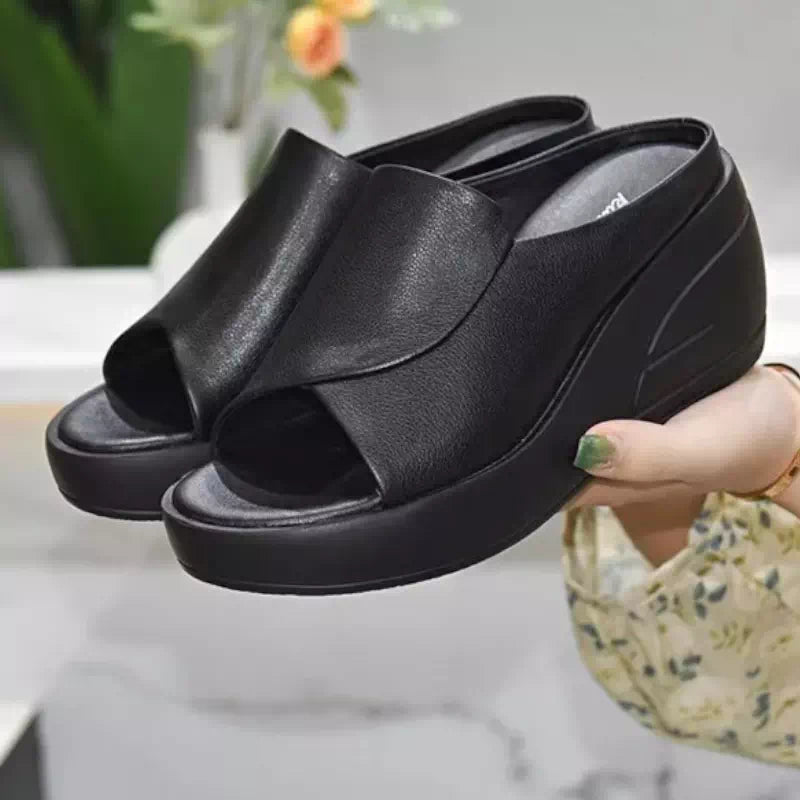 Claquettes orthopediques à talons hauts  Podoways 36 Black