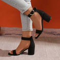 Charger l'image dans la visionneuse de la galerie, Escarpin compensee femme Podoways 36 Black