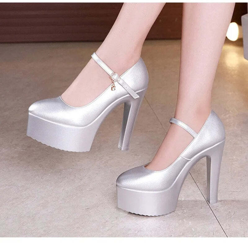 Escarpin femme blanc Podoways 32 Silver