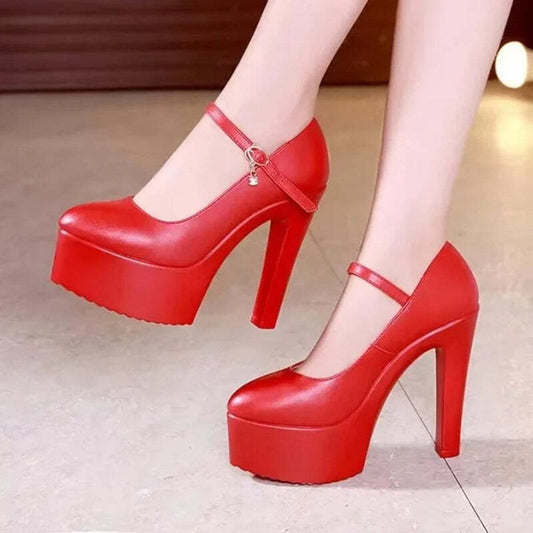 Escarpin femme blanc Podoways 32 Red