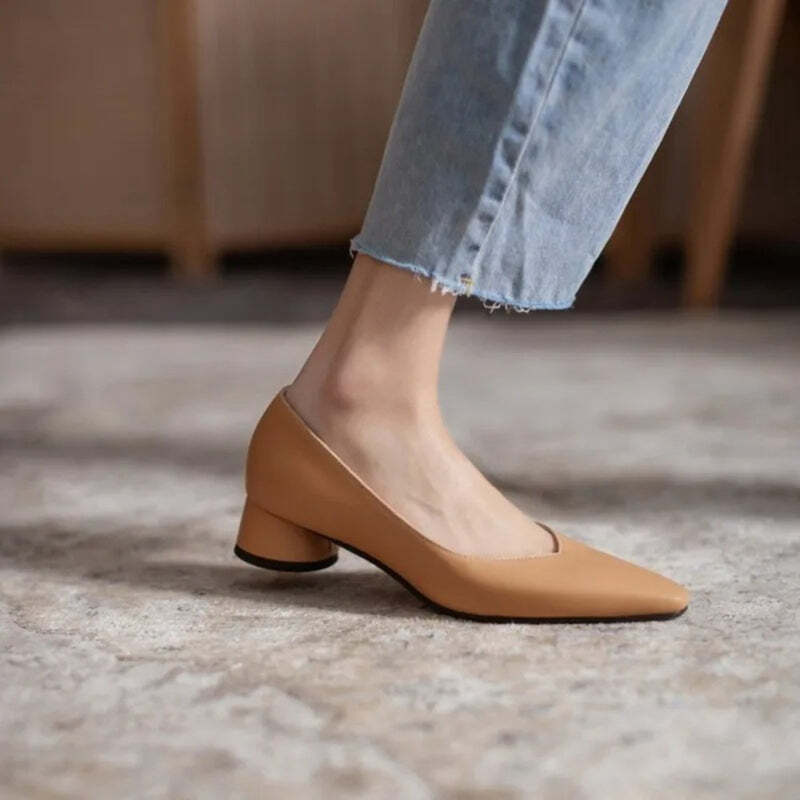 Escarpin femme camel Podoways
