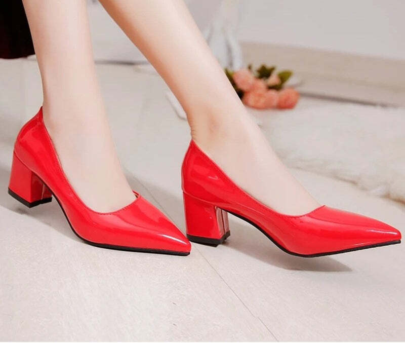 Escarpin femme rouge Podoways