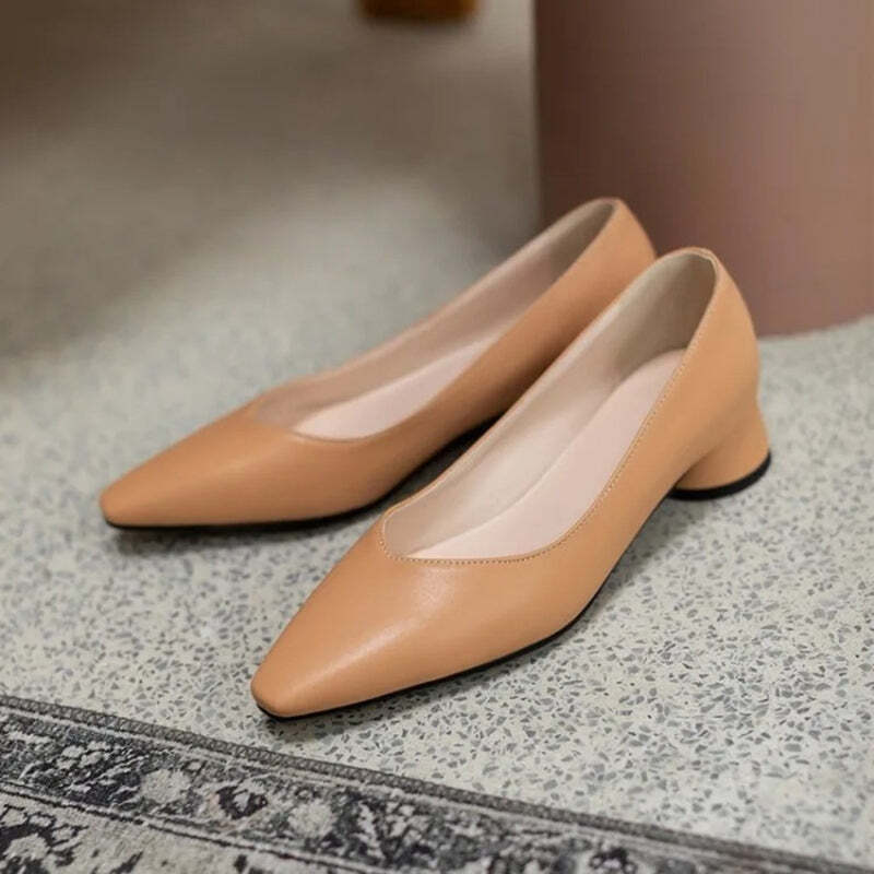 Escarpin femme camel Podoways
