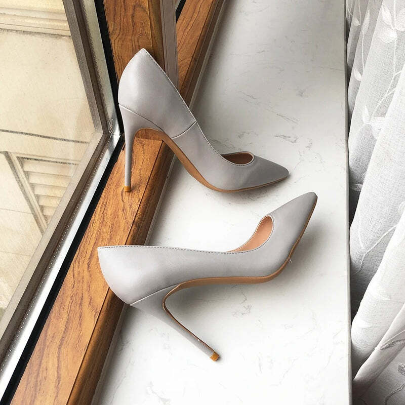 Escarpins femme gris Podoways