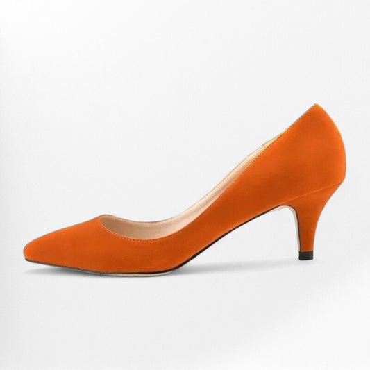 Escarpins pointus femme Podoways 35 Orange