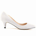 Charger l'image dans la visionneuse de la galerie, Escarpins pointus femme Podoways 35 Blanc