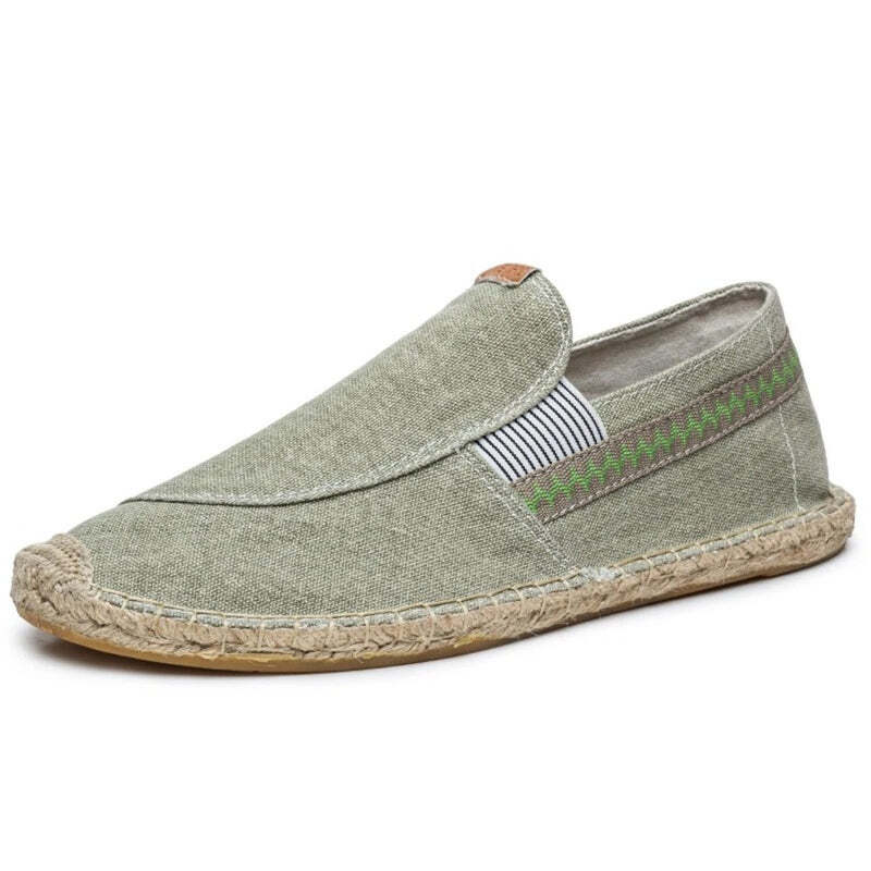 Espadrilles en toile bleu marine pour homme Podoways 38 DarkKhaki