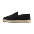 Charger l'image dans la visionneuse de la galerie, Espadrilles homme en cuir brossé Podoways 40 Black