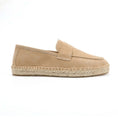 Charger l'image dans la visionneuse de la galerie, Espadrilles homme en cuir brossé Podoways 40 Wheat