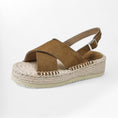 Charger l'image dans la visionneuse de la galerie, Espadrille femme kaki Podoways 32 Sienna