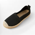Charger l'image dans la visionneuse de la galerie, Espadrilles femme au style français Podoways 37 Black