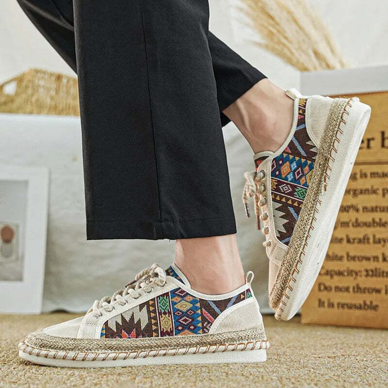Espadrilles élégantes pour homme – finition luxe Podoways