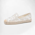 Charger l'image dans la visionneuse de la galerie, Espadrille mariage femme Podoways 35 Wheat