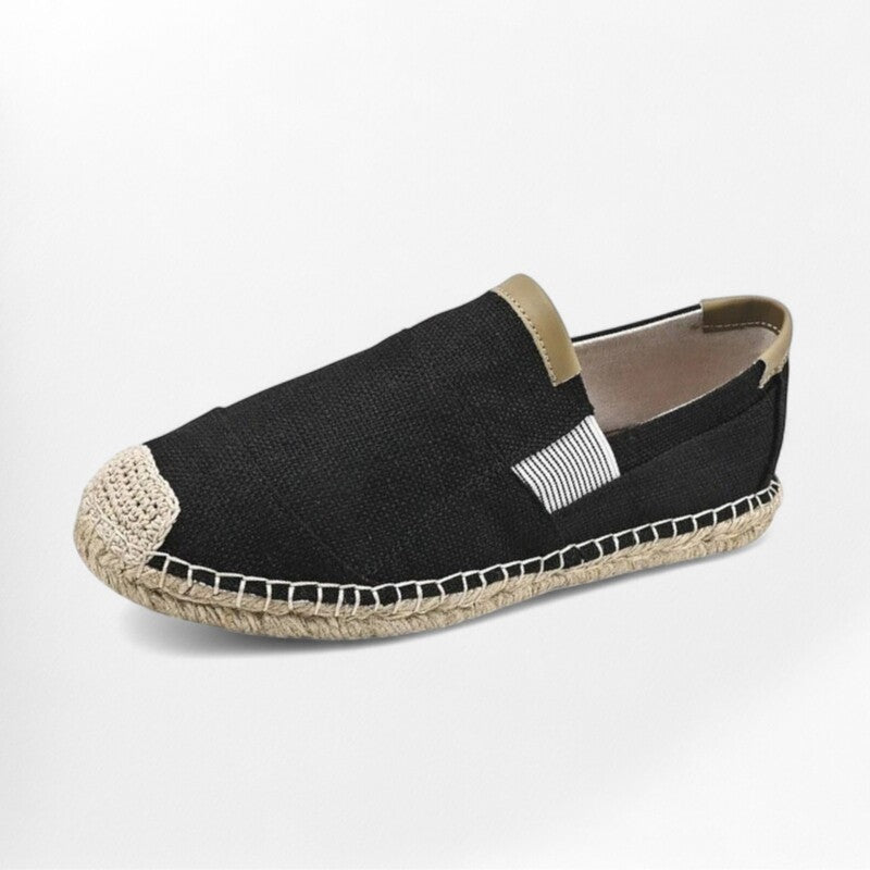 Espadrilles noires pour homme Podoways 39 Black