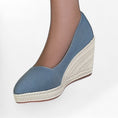 Charger l'image dans la visionneuse de la galerie, Espadrilles bleu marine femme Podoways 35 MidnightBlue