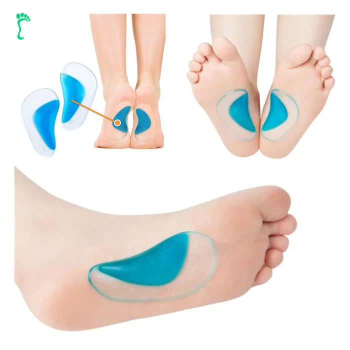 Demi semelle en Gel silicone pour fasciite plantaire  PODOWAYS