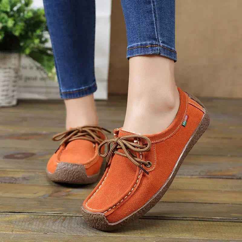Mocassin à lacets pour femme  Podoways 36 Orange