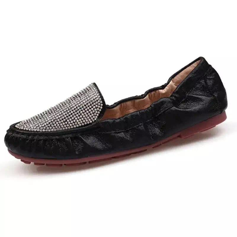 Mocassin à paillette pour femme  Podoways 36 Black