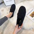 Charger l'image dans la visionneuse de la galerie, Mocassin fourré pour femme  Podoways 36 Black