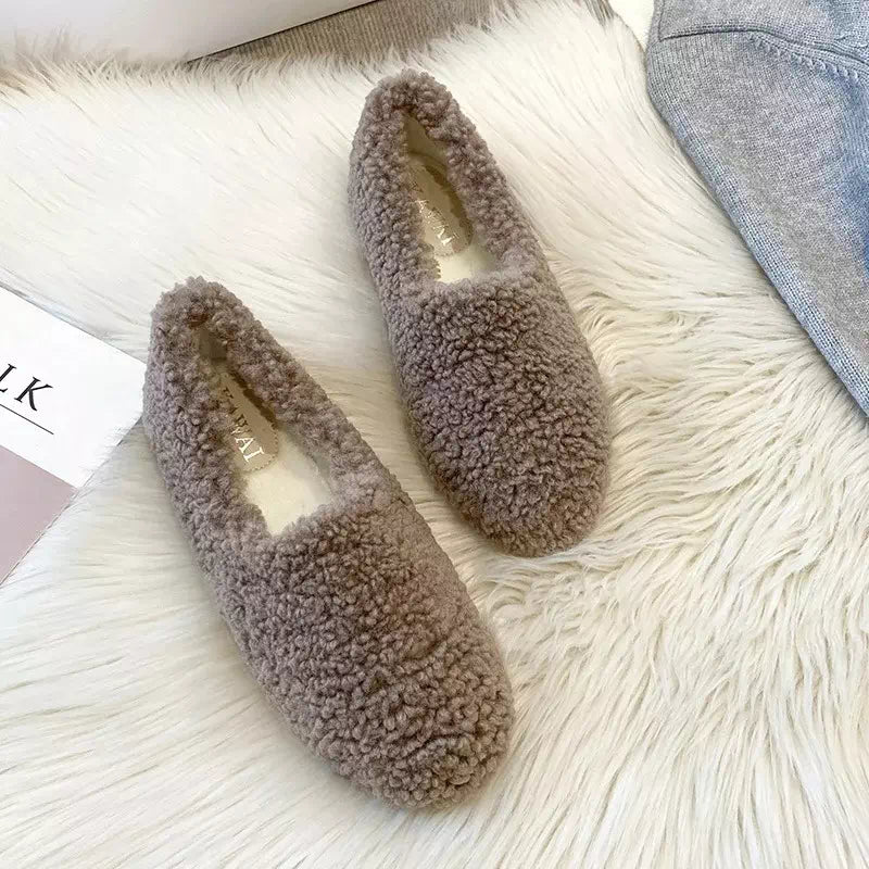 Mocassin fourré pour femme Podoways