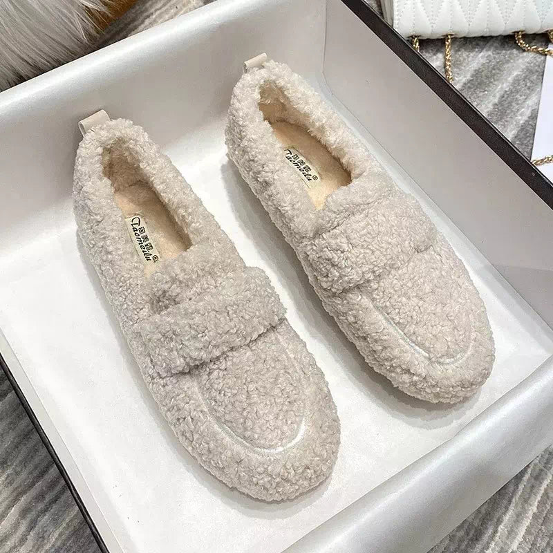 Mocassin fourré pour femme  Podoways 36 PaleGoldenrod