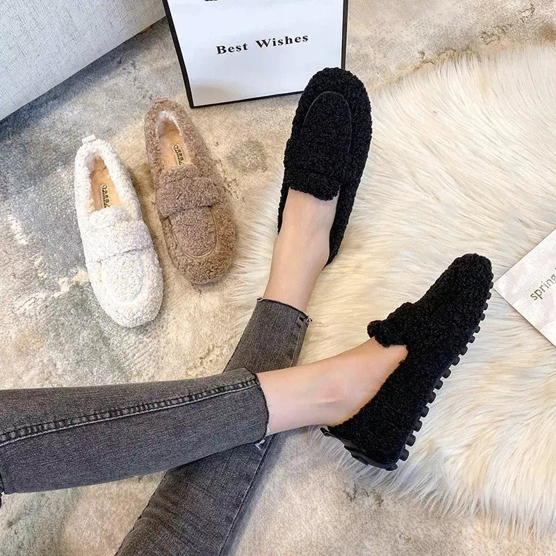 Mocassin fourré pour femme  Podoways