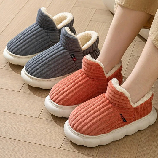 Pantoufles en peluche en forme de basket  Podoways