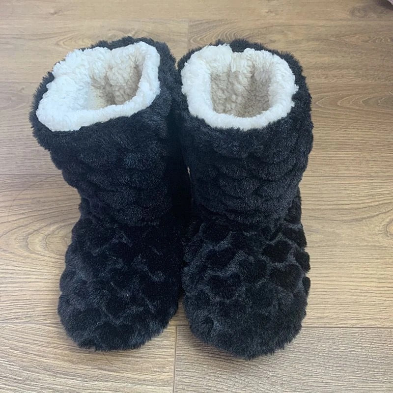 pantoufles d'hiver pour femmes Chaussures Orthopédiques Podoways 36 Black